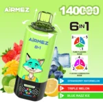 Airmez Fox 140K 6w1 - zdjęcie produktu i warianty smakowe
