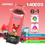 Airmez Fox 140K 6w1 - zdjęcie produktu i warianty smakowe