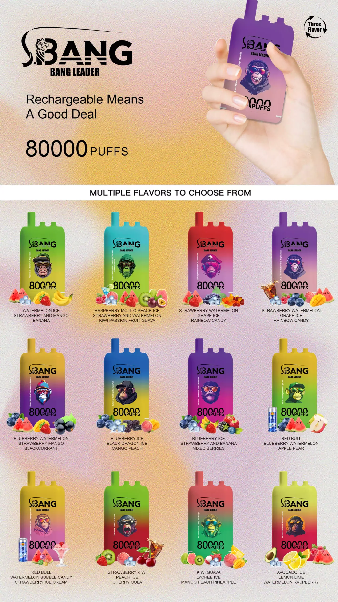 Bang Leader 80K Flavor