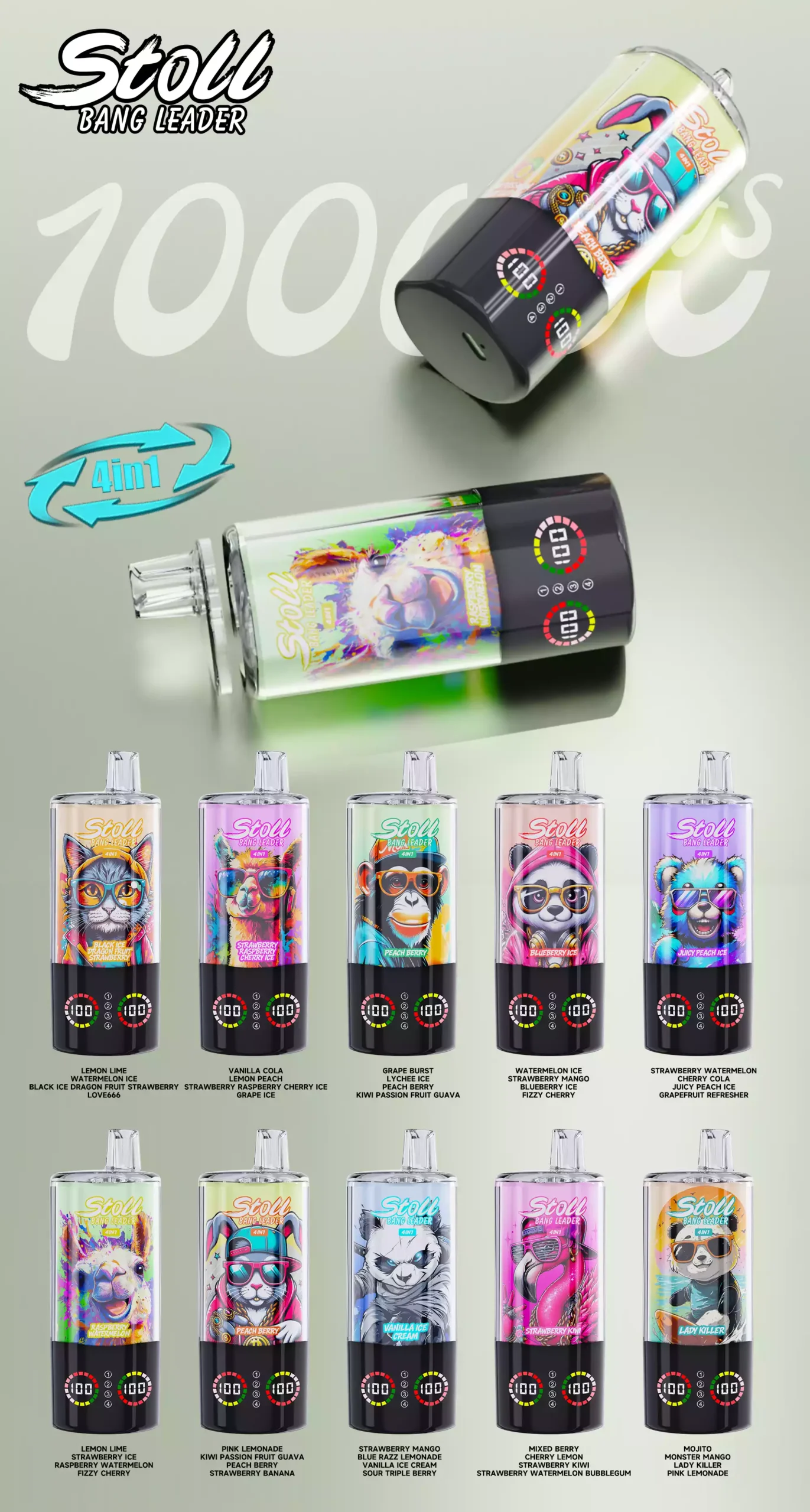 Bang Leader Stoll 100K Four Flavor