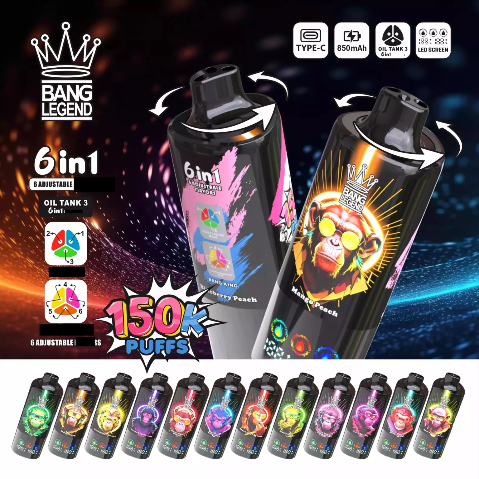 Bang Legend 150K Disposablevapes