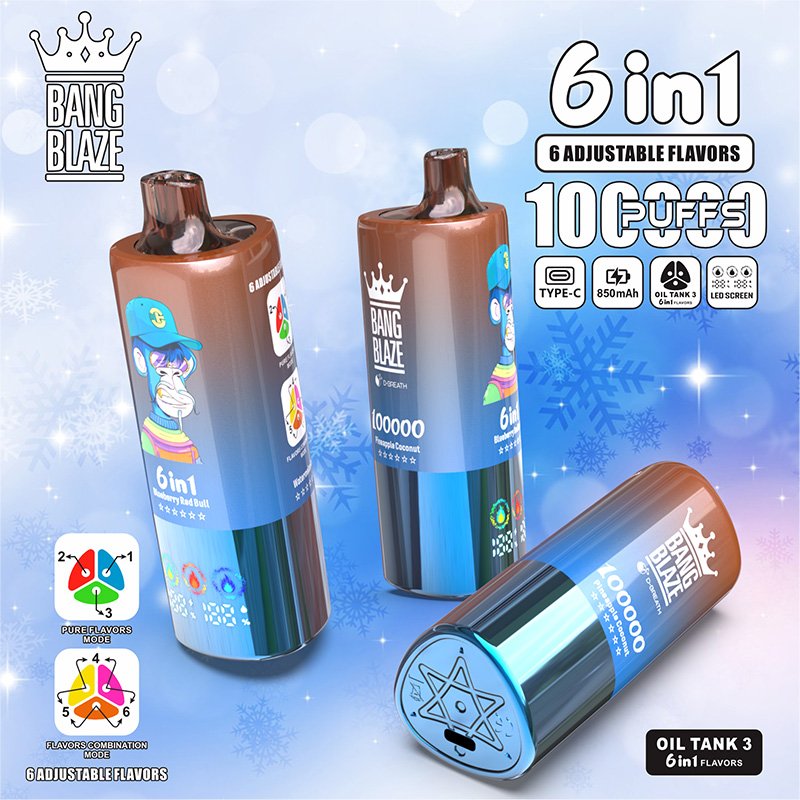 Bang Blaze 100000 Puffs 6 in 1