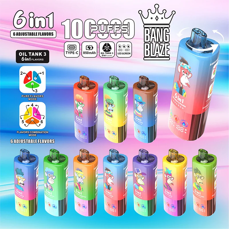 Bang Blaze 100K 6w1 - zdjęcie produktu i warianty smakowe