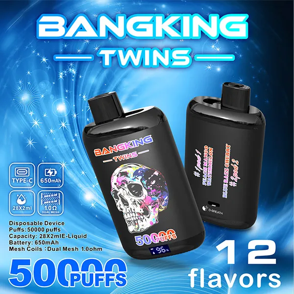 Bang King Twins 50000 Puffs - zdjęcie produktu i warianty smakowe