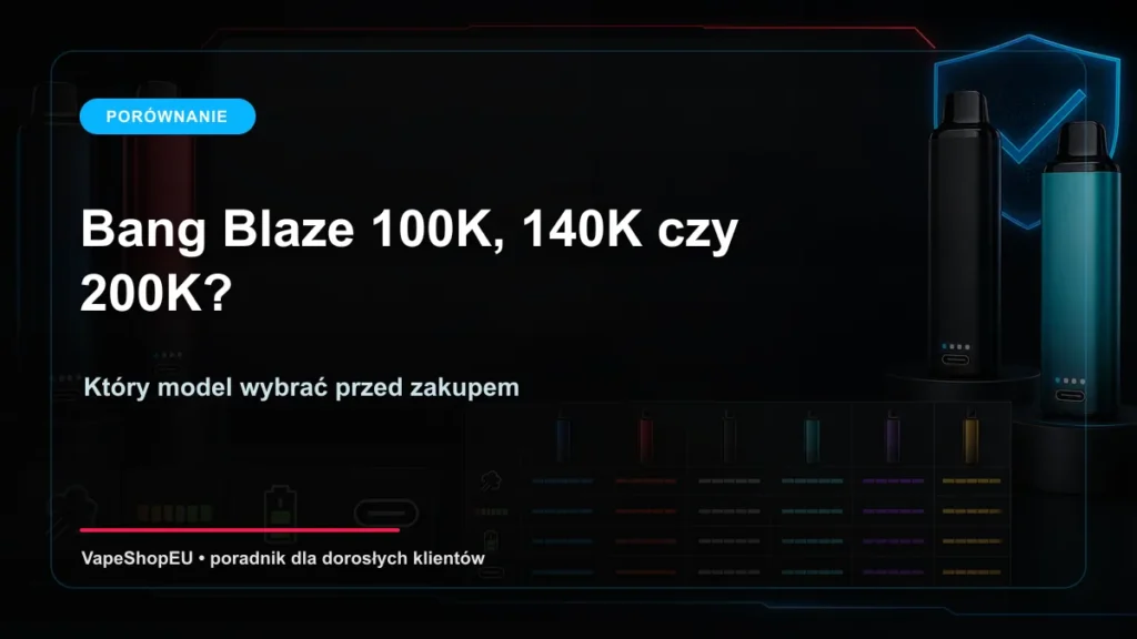 Porównanie Bang Blaze 100K 140K i 200K przed zakupem